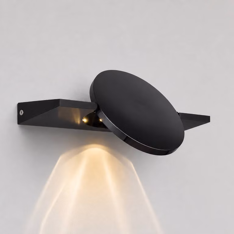 Globo Applique da parete a LED Jasper, Nero, Soggiorno / Sala da pranzo, Metallo, Moderno, Applique a LED