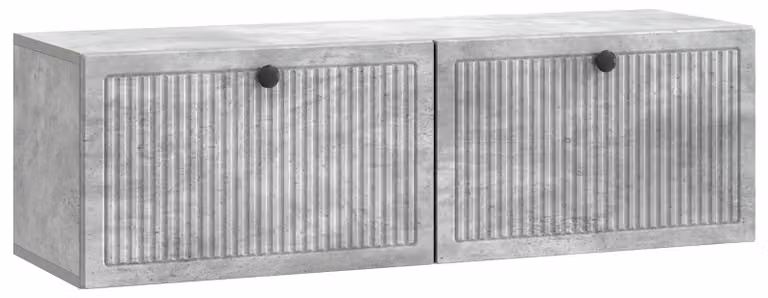 Mobile Porta TV da Muro Grigio Cemento 98 x 31 x 30 cm