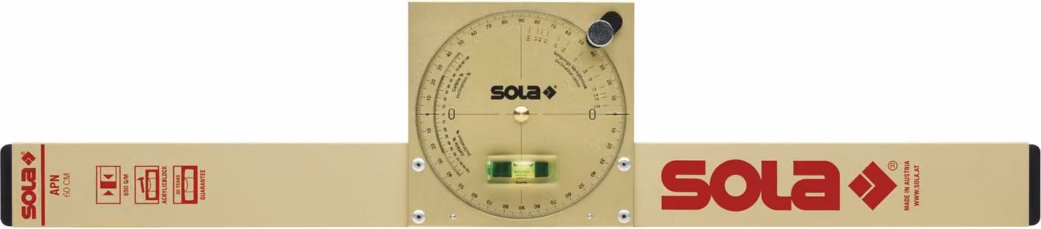 SOLA 01484501 Livella inclinata con magnete Lunghezza 500 mm