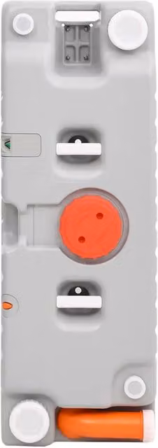 Serbatoio di Acqua con Ruote per Campeggio 75 L Grigio 154412