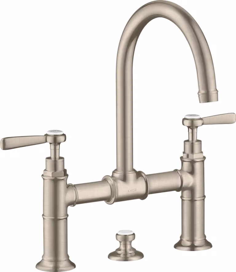 hansgrohe AXOR Montreux Mitigeur lavabo 2 poignées Montreux 220, vidage escamotable, béqu'illes, projection 175mm, 16511820, 16511820