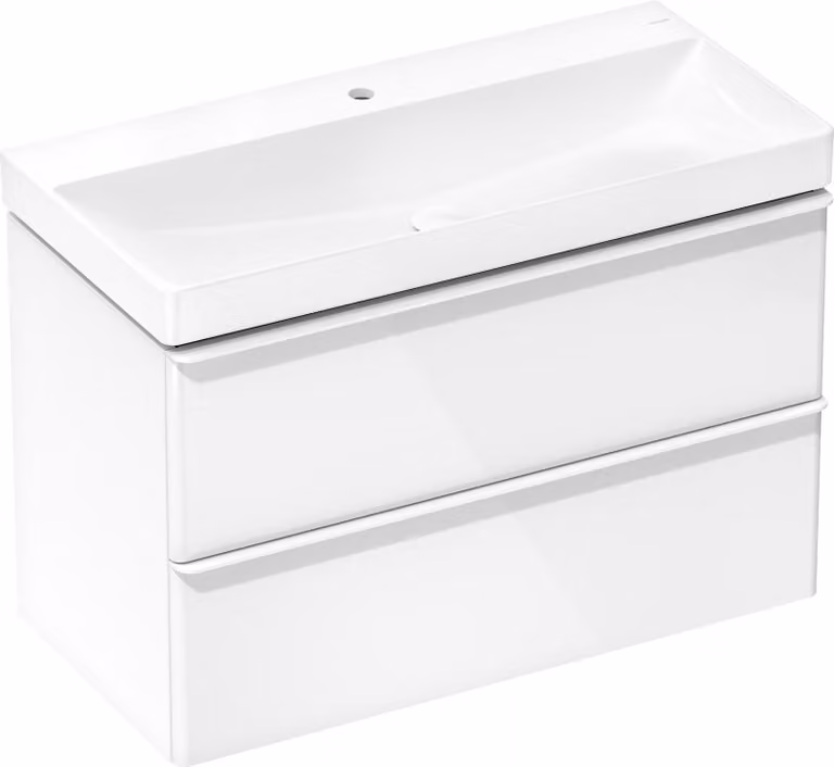 hansgrohe Xelu Q lavabo, avec garniture d'écoulement, sans trop-plein, 1000x480mm, blanc, 61036450, 61036450