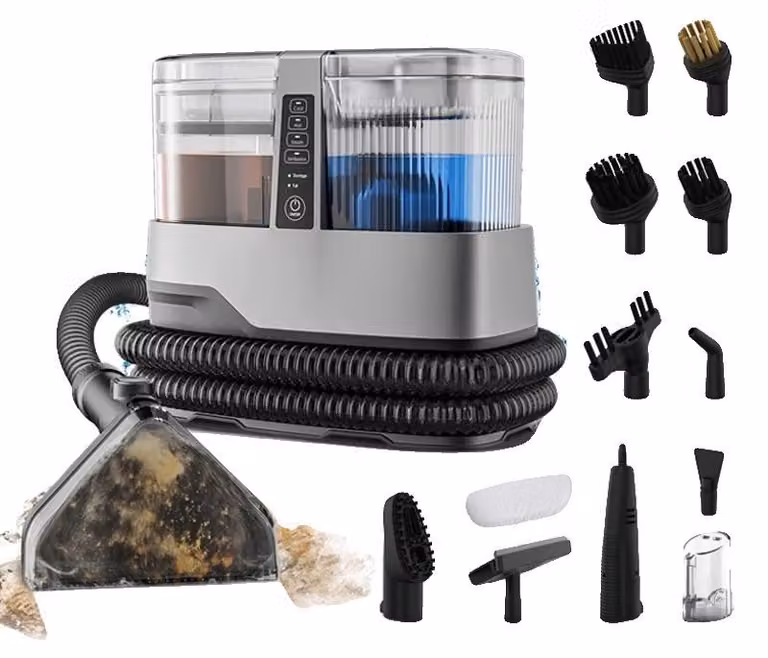 Pulitore a vapore portatile, con filtro HEPA, 1800W, 17 kPa