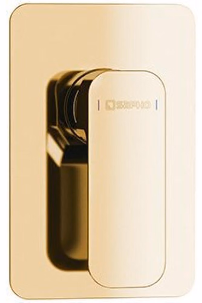 Sapho Spy - Miscelatore da incasso per doccia con corpo, per 2 apparecchi, oro PY41/17