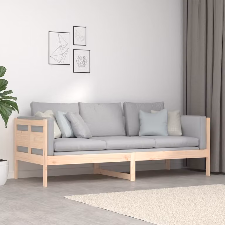 The Living Store letto da giorno in pino massiccio 80x200 cm