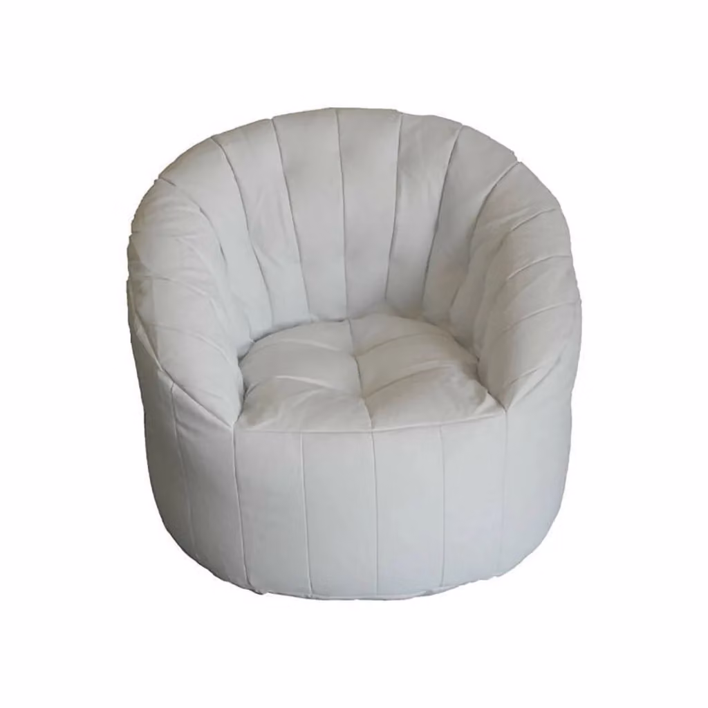 Poltrona imbottita Amenso Talamo Italia, colore bianco, L 80 x P 80 x H 80 cm – 2