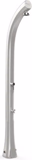 Doccia Solare da Giardino con Miscelatore e Lavapiedi Arkema Jolly Plus Top Line Perla Bianca H: 230 cm, L: 30 cm, P: 20 cm