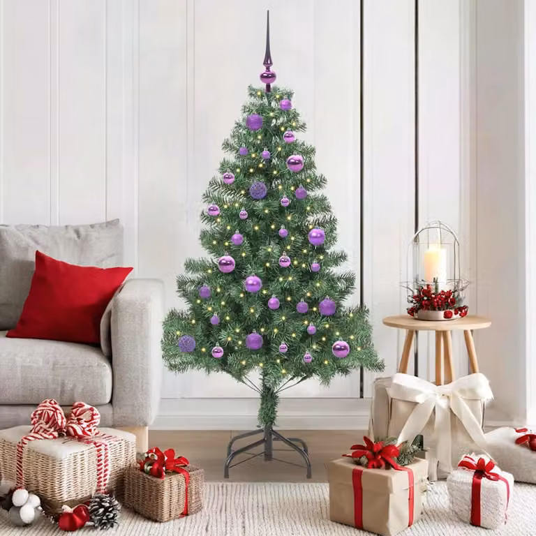 vidaXL Albero di Natale Verde 150 cm PVC