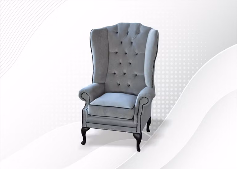 Sessel 1 Sitzer Relax Polster Fernseh Textil Stoff Sofa Couchen Chesterfield