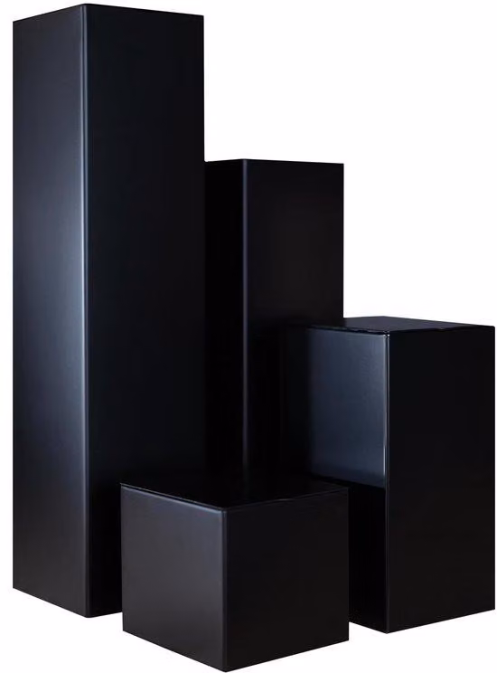 Set di contenitori metallici, 4 pezzi, ermetici, diverse dimensioni, ideali per conservare caffè o spezie