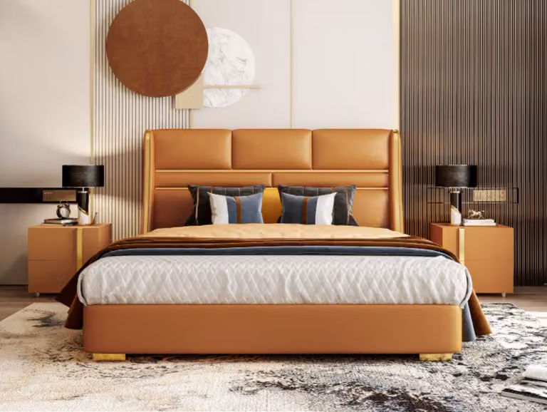 Klassisches Bett Doppelbett Betten Holz Landhaus Stil Echtes Holz Schlafzimmer