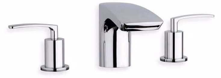 CASA39 Cristina Bollicine Rubinetto bidet 3 fori con canna CRIBO33051
