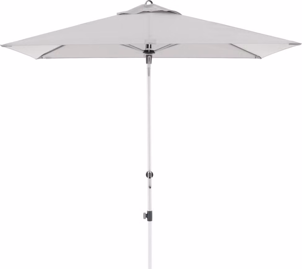 Ombrello con asta centrale con inclinazione automatica e manico Doppler EXPERT 220 x 140 cm grigio chiaro