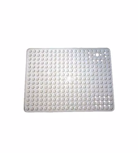 Ridap Tappeto Doccia Antiscivolo Bianco 60x80 cm in Gomma Antimuffa