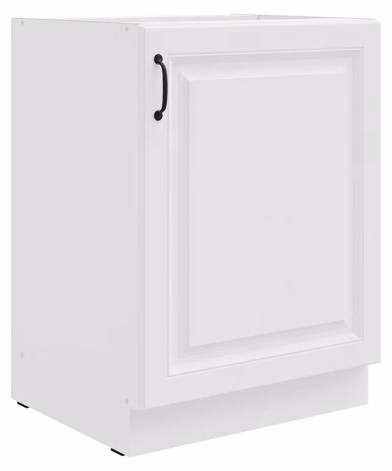 Mobile base da 60 cm Stilo Bianco, angolo cottura, blocco cucina, cucina in stile rustico, cucina componibile