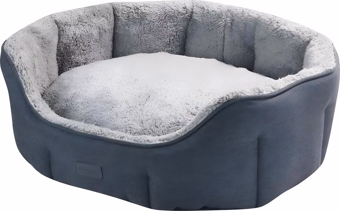 Letto Nobby comfort ovale "LICA" grigio 86 x 70 x 24 cm