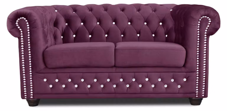 Chesterfield Sofagarnitur 2+1 Sitzer Design Couch Sofa Garnitur Set