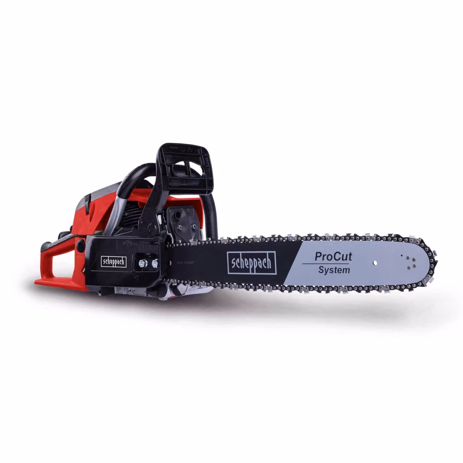 Motosega a benzina Scheppach PCS56 - 3,1 CV | Motore a benzina a 2 tempi da 2,3 kW | Barra e catena ProCut da 20" / 51 cm