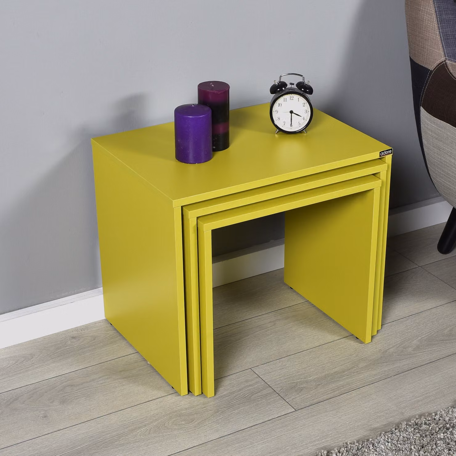 Skye Decor, Shp-103-Yy-1, tavolino, verde, 100 % MELAMINE COATED SLIPBOARD, 55 x 40 x 47 cm