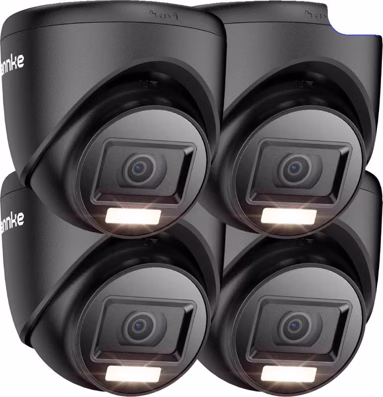 Telecamera di sicurezza, risoluzione HD 1080P, visione notturna a infrarossi, colore bianco tipo 2, 1080p