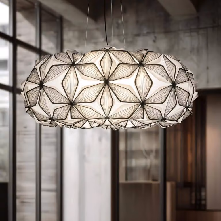 Slamp Lampada a sospensione C'EST LA VIE, dimmerabile, Nero, Soggiorno / Sala da pranzo, Plastica, Design, Lampada a sospensione