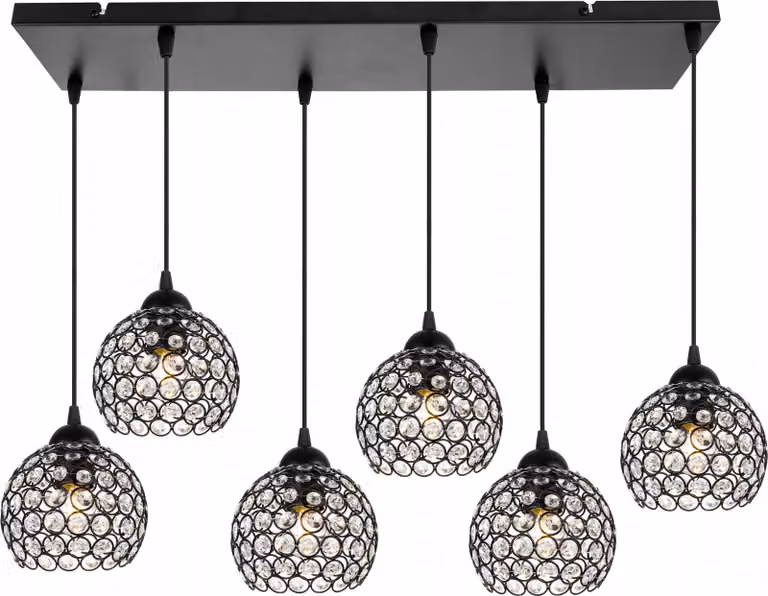 Lampada da soffitto a sospensione Lampadario di cristallo Plafoniera