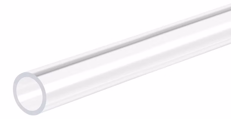 Tubo in acrilico trasparente, dimensioni 10x12 mm, lunghezza 30,5 cm, per acquari