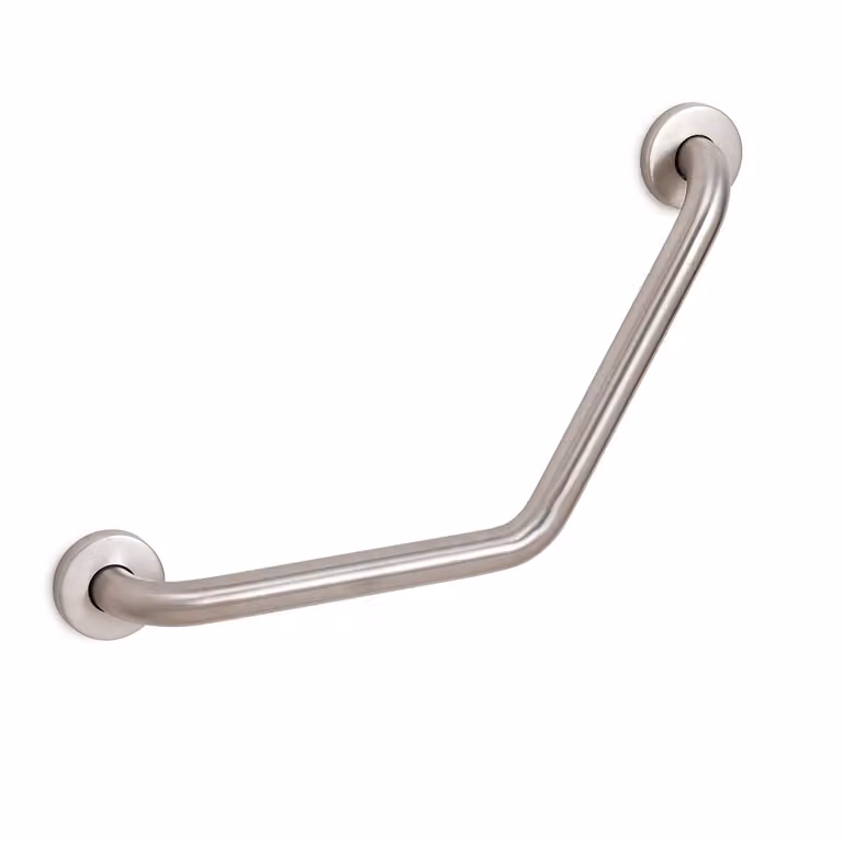 Maniglione 135° da muro in acciaio inox AISI 304 Gedy 5022 serie PROJECT Satinato