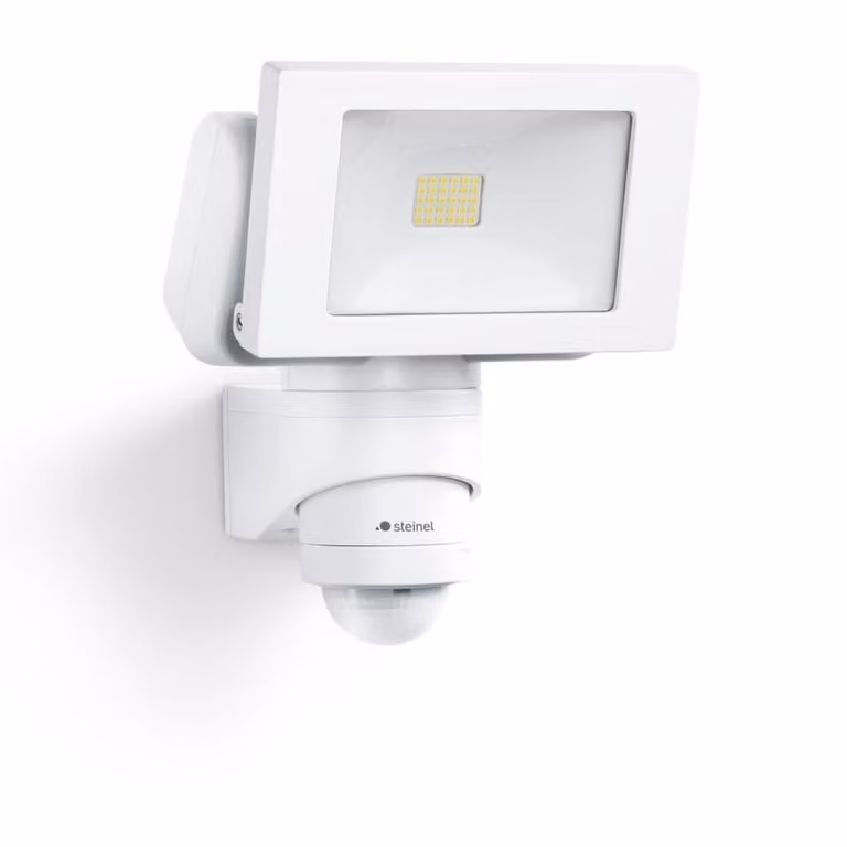 Proiettore LED con sensore di movimento FL1400 14,7W 4000K neutro 1375lm IP44 IK03 bianco Steinel