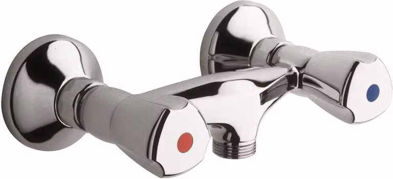 Kludi Brausearmatur STANDARD DN 15 Terralux Griff Metall chrom