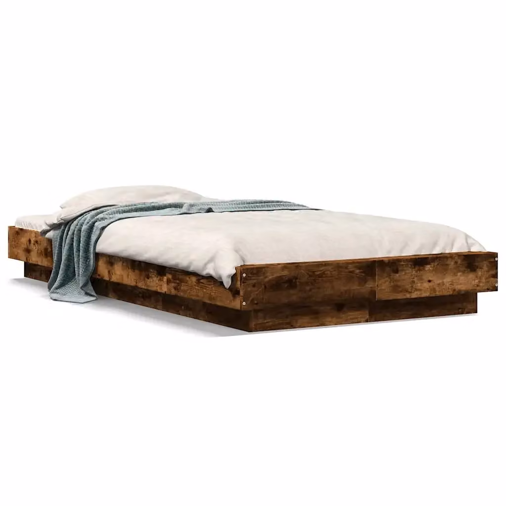 Giroletto vidaXL in legno multistrato color rovere fumo, L/P/H: 212 x 100 x 23 cm – 2