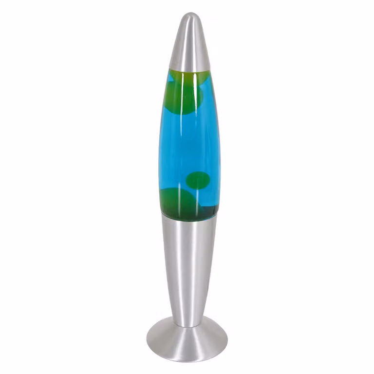 Lampada da tavolo - acciaio - Volcan - vetro metallo - Ø 9cm - E14 - 3116ST - Mexlite