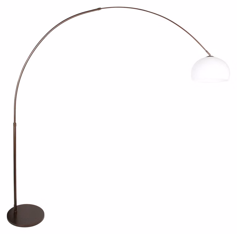 Lampada da terra - marrone - Sparkled Light - plastica metallo - Ø 45cm - E27 - 4764CA - Steinhauer