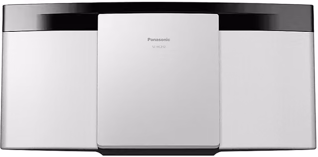 Micro Hi-Fi Panasonic SC-HC212EG-W Bianco con Bluetooth e Lettore CD