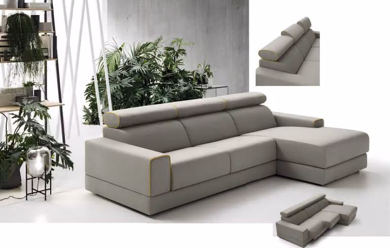 Ladestation Eckcouch Sofa Couch Sofas Couchen Garnitur Möbel Stoff alfitalia