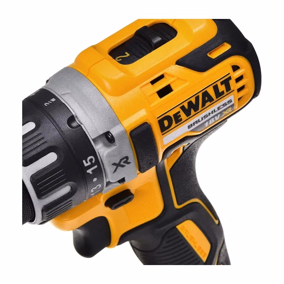 Trapano DeWalt DCD791D2-QW senza chiave nero e giallo con batteria ricaricabile, peso 1,5 kg – 2
