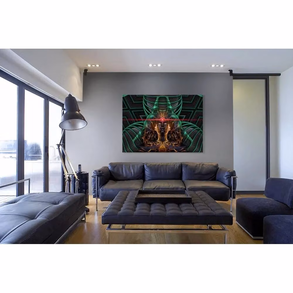 Quadro Canvas Abstract ANDROID di Signorbit, Multicolore, L: 140 cm, H: 100 cm – 2