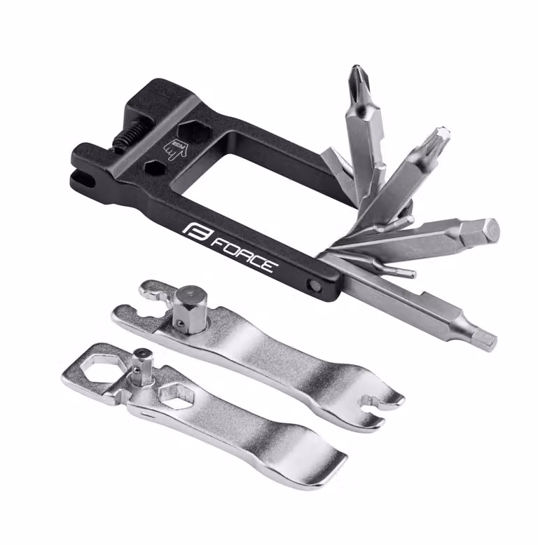 Set di 20 multiutensili per biciclette Force con smagliacatena