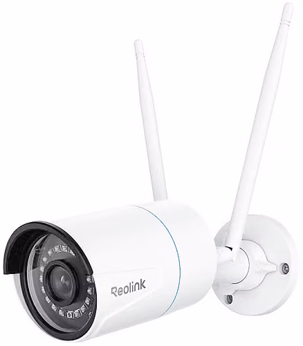 Videocamera da esterno Reolink W320 Wi-Fi bianca con visione notturna e microfono integrato