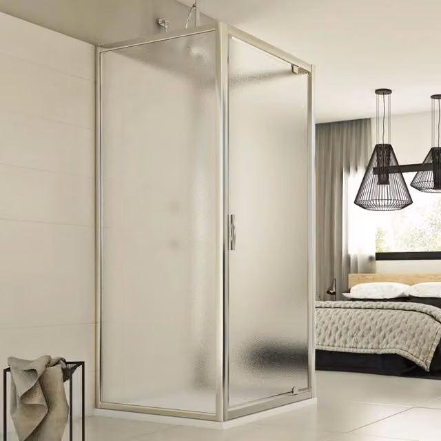 Box Doccia 3 lati 75x75x75 AP. 75 CM H198 stampato C mod. Cristal TRIO 1 Anta