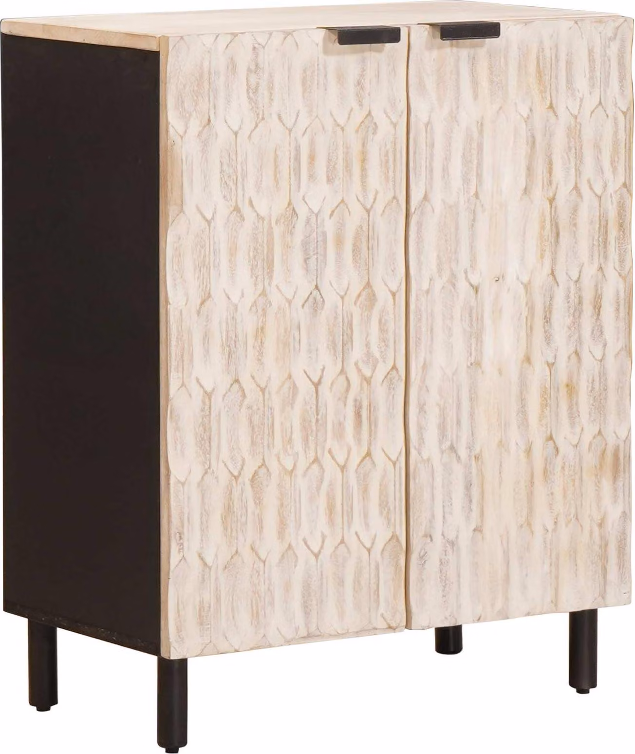 Credenza Finitura Bianco Lavato 60 x 33 x 75 cm
