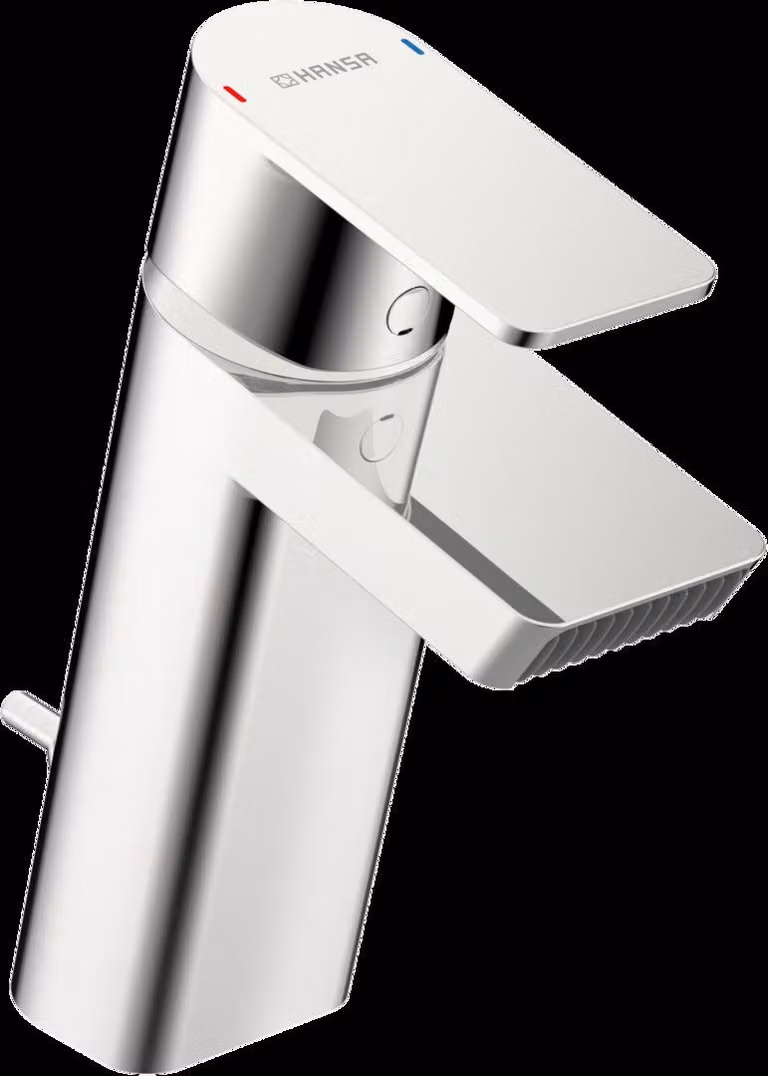 HANSA HANSASTELA Mitigeur de lavabo, avec garniture découlement, saillie 113 mm, 57092273, 57092273