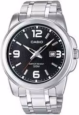 Orologio Casio Collection Silver e Black MTP 1314PD 1AVEF