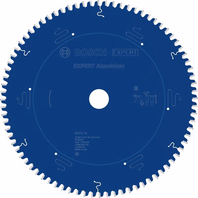 Lama circolare Bosch EXPERT per alluminio, 254x25,4 mm, Z80