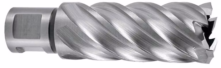 Carotatrice RUKO HSS Co 5 con gambo Weldon (3/4"). Ø 20 mm