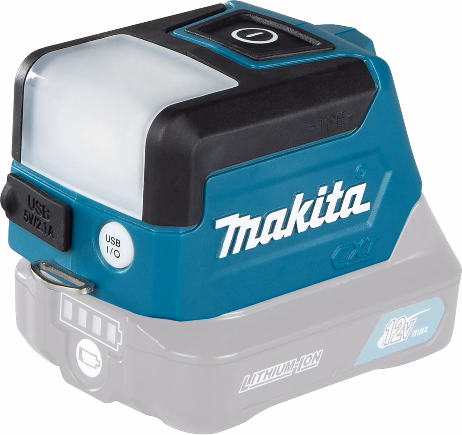 Lampada ricaricabile Makita con adattatore USB 12 V max - 200 lx