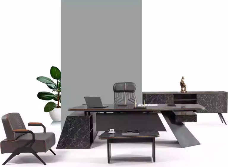 Arbeitszimmermöbel Büromöbelkollektion Arbeitsplatzset Schreibtisch