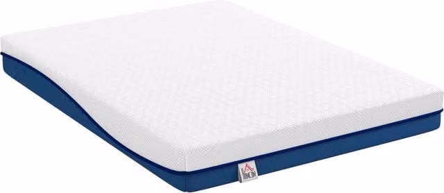 Materasso 140x190 cm ¨C Minimal ¨C Memory Foam al T¨¨ Verde, Housse Lavabile, Media Fermezza