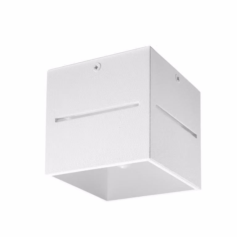 Lampada da soffitto LOBO bianco 1xG9 8W alluminio 10x10x10cm Sollux Lighting