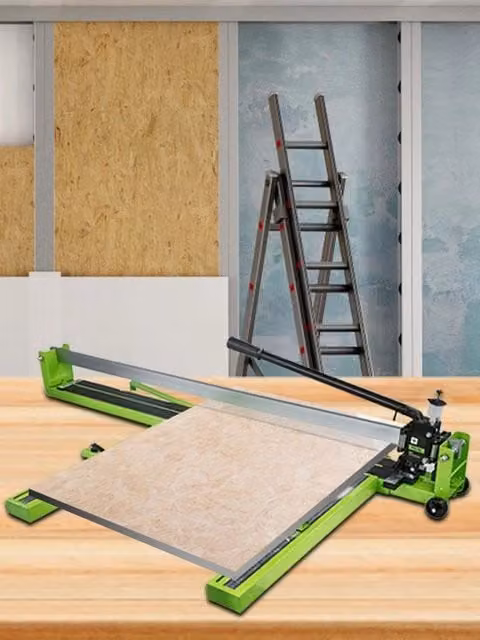 Taglierino manuale per piastrelle con laser in acciaio verde, L: 80 cm